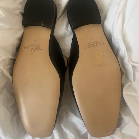 Banana Republic Black Leather Mule Shoes (New)- Women's 6.5 - Picture 5 of 6